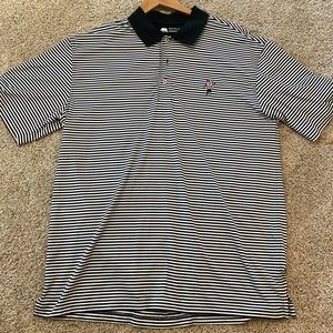 Black and white onward reserve UGA game day polo